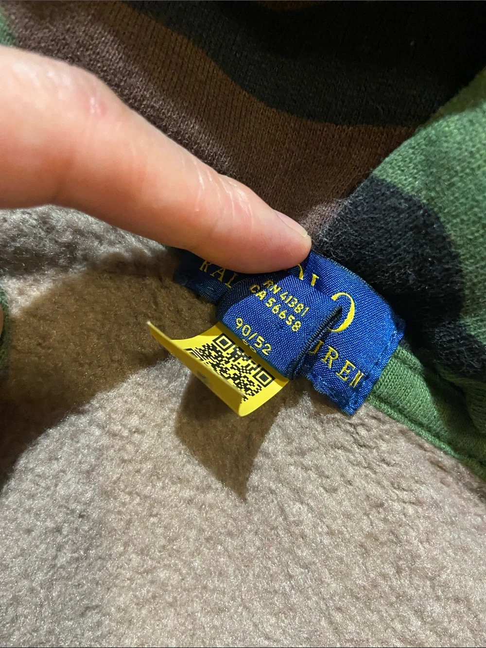 Polo Ralph Lauren Camo Zip-Up Hoodie SZ 2T toddler/baby boy
